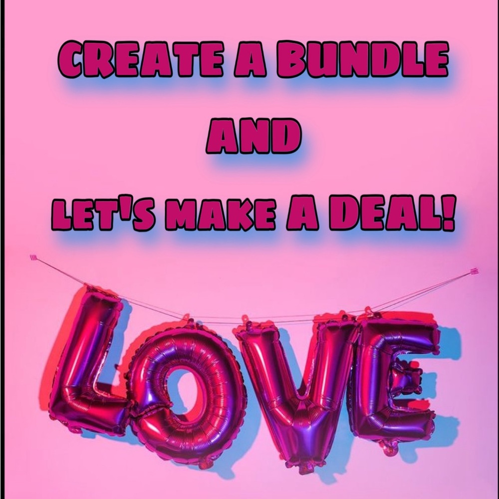 Add items to your bundle so I can offer you a deal!!